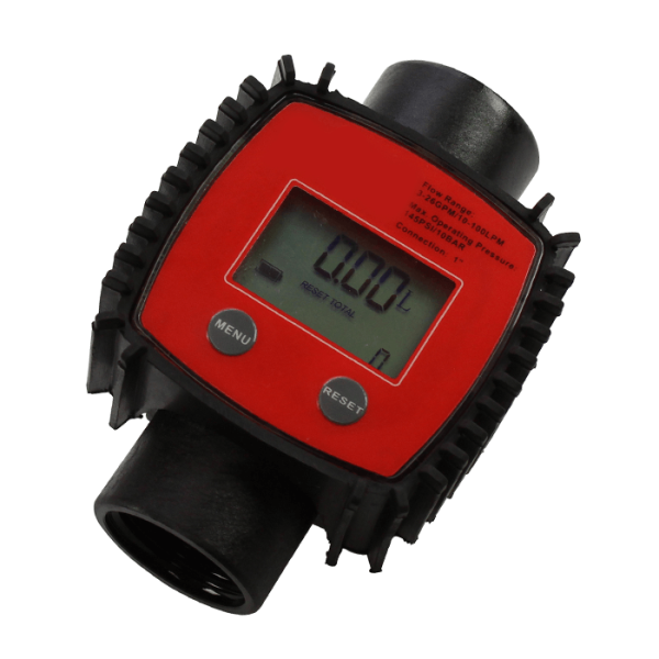 Turbine flowmeter, nylon, 1